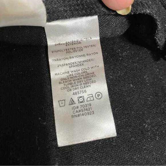 Ann Taylor LOFT Pencil Skirt Womens XL Gray Black Pattern Stretch Career - Picture 5 of 7